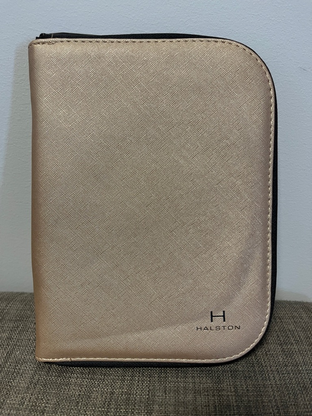 Halston Metallic Rose Gold Jewelry Organizer